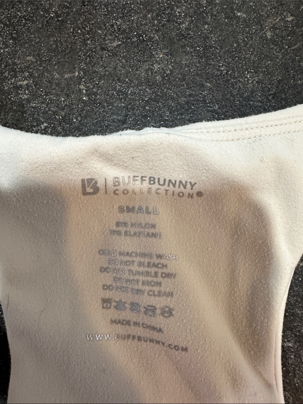 Buffbunny Cream Longline Racerback - Picture 2 of 3